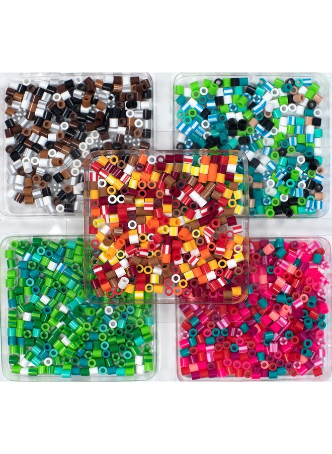 Perler - Perler Christmas Fuse Bead Craft Kit with 13 Patterns, Multicolor, Small, 2005 Piece - Image 1