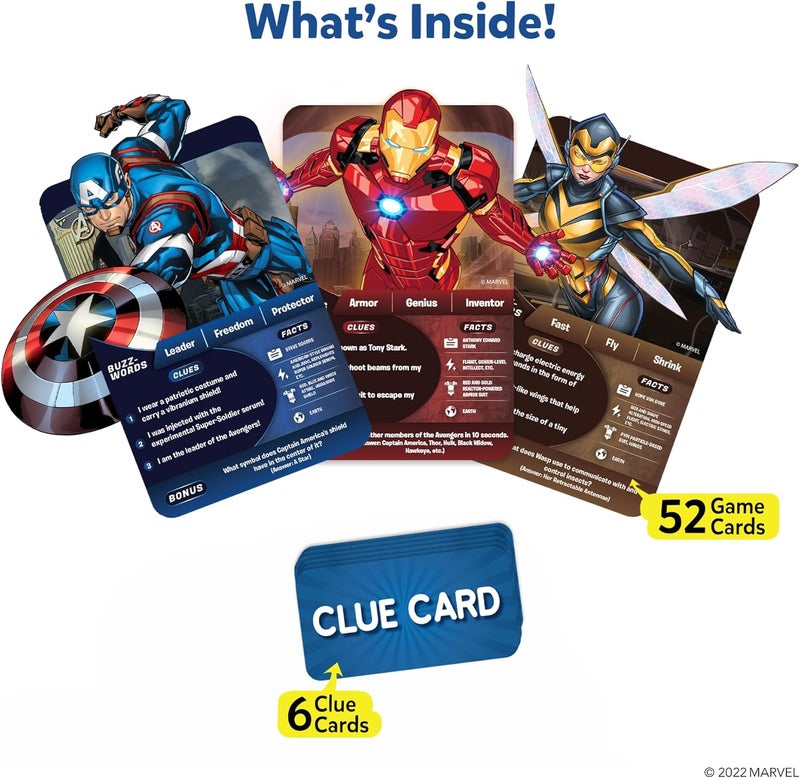 Skillmatics Guess in 10 Marvel, Perfect for Boys, Girls, Kids, Teens, Adults Who Love Card Games, Board Games, Travel Toys, Avengers, Spiderman, Iron Man, Gifts for Ages 8, 9, 10 and Up - Image 2