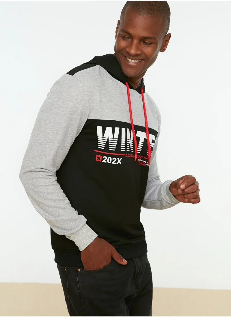 trendyol Colour Block Hoodie