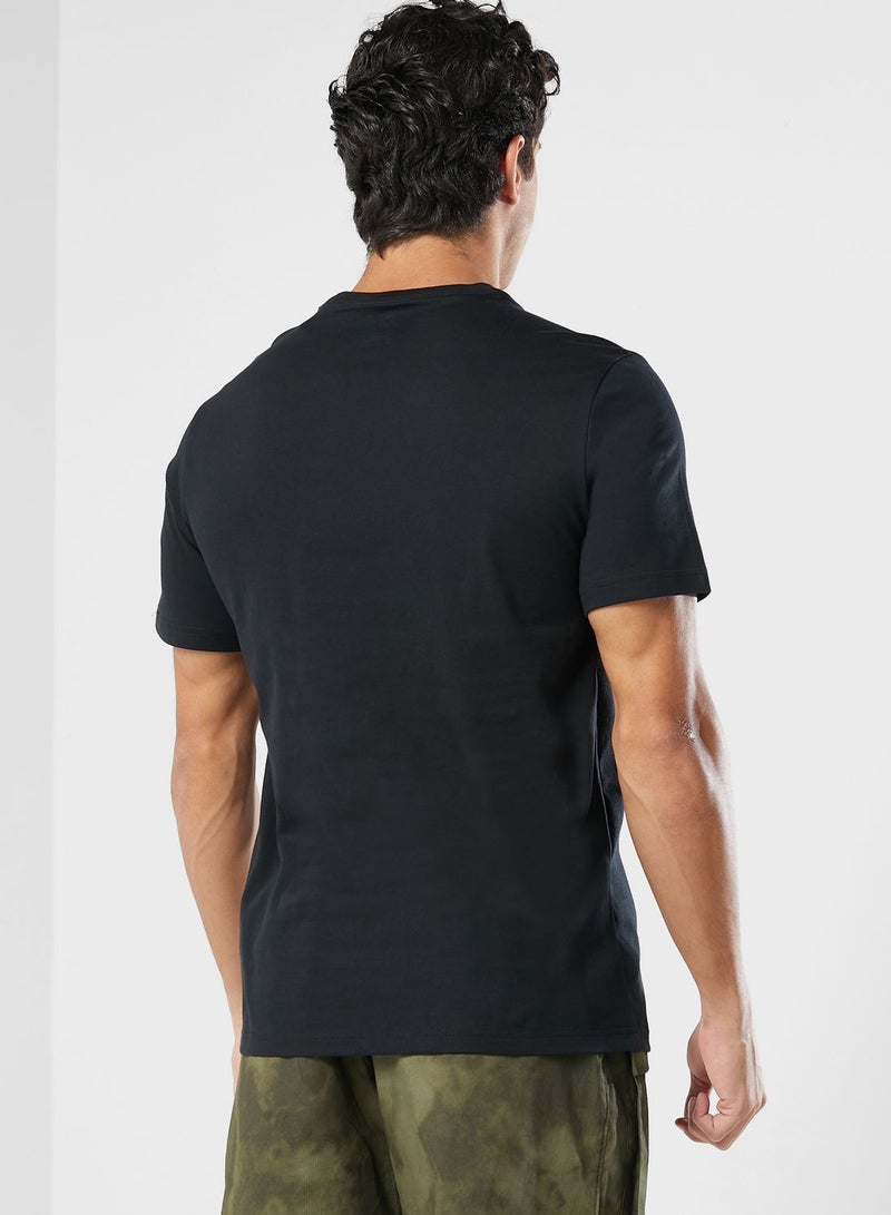 CONVERSE Standard Fit Center Front Large Logo Star T-Shirt - Image 2