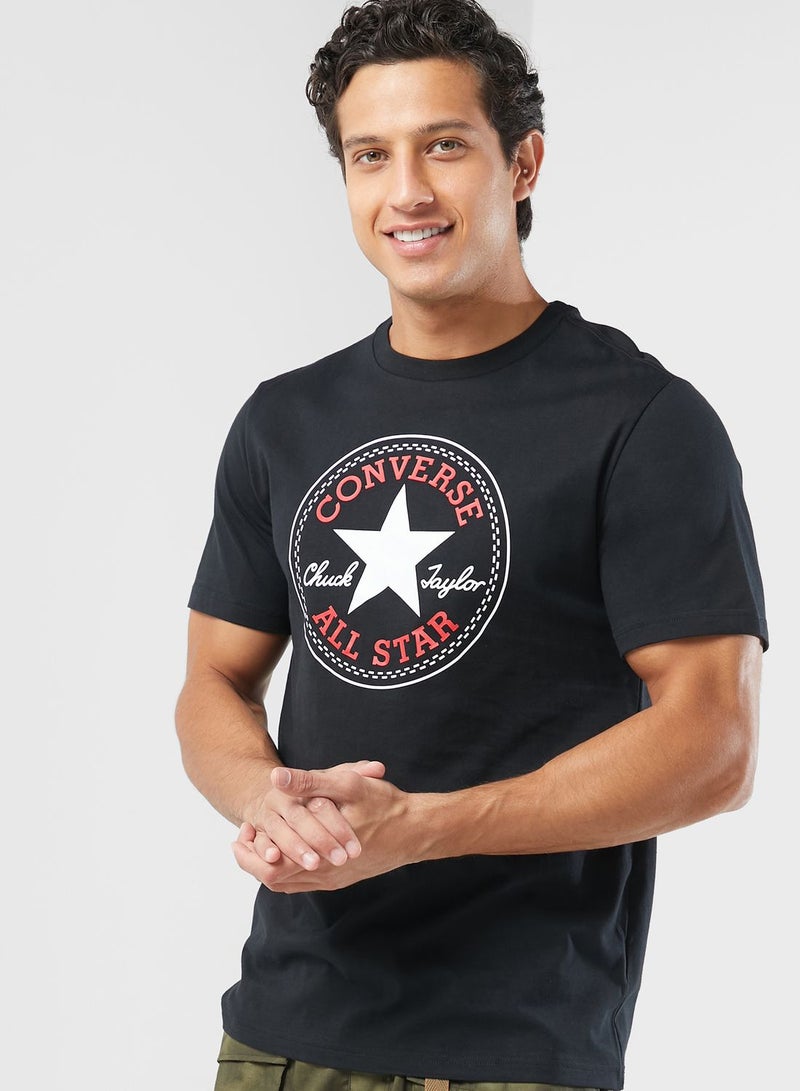 CONVERSE Standard Fit Center Front Large Logo Star T-Shirt - Image 1
