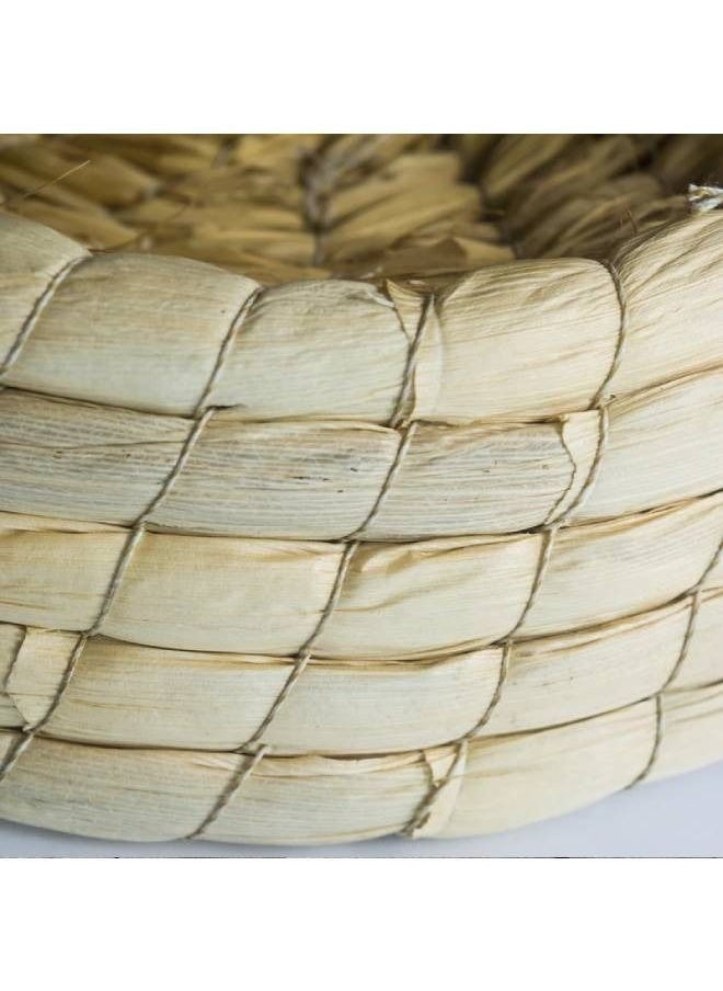 fashionhome - Hand-Woven Large Rabbit Nest Summer Breathable Natural Straw Mat - Image 1