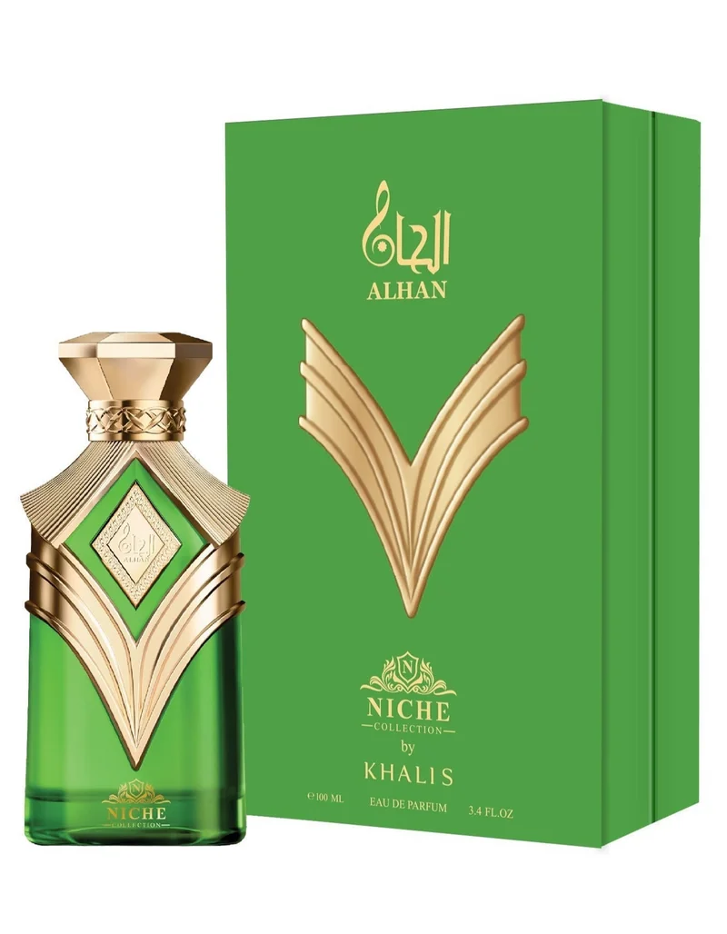 عطور نيش عطر ألحن ALHAN من مجموعة Niche، أو دو بارفان 100 مل من مجموعة خالص الفاخرة