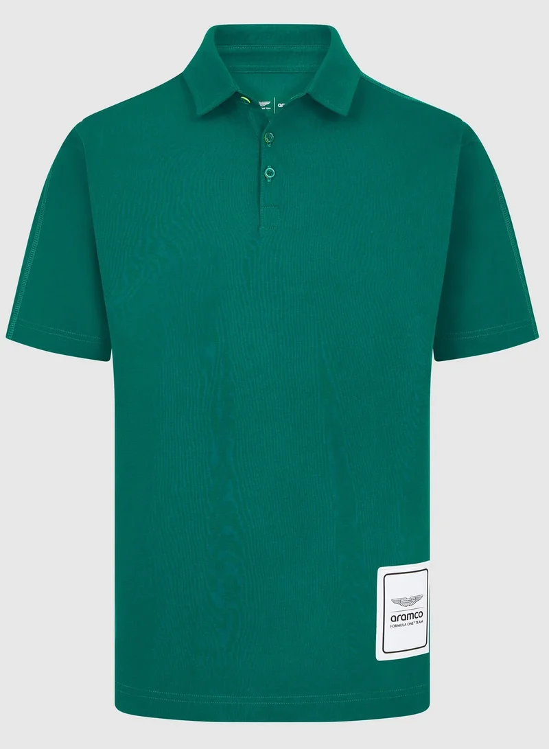 Aston Martin AMF1 FW MENS LOGO POLO