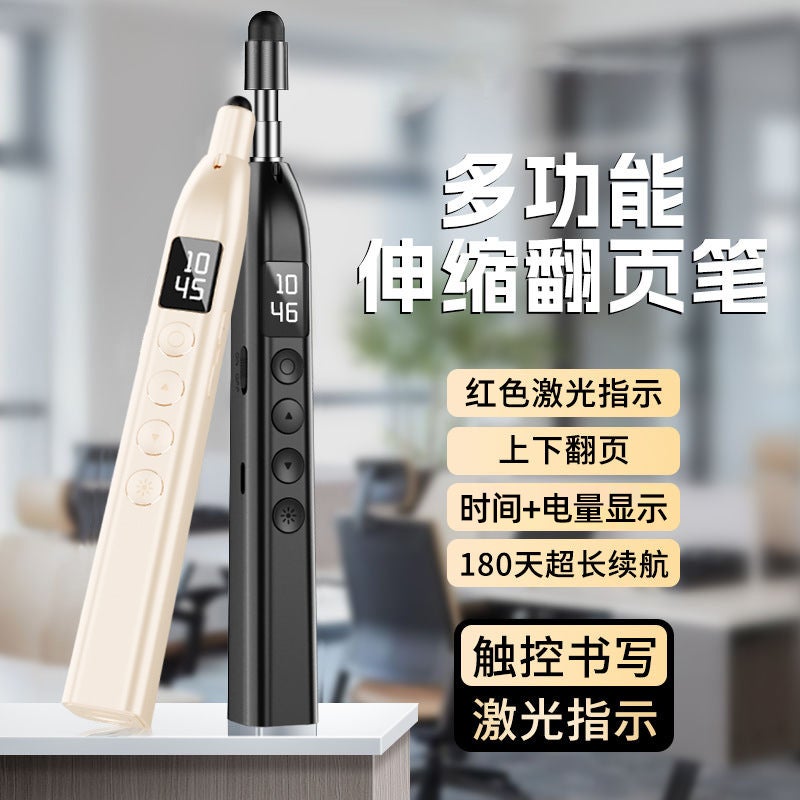New Manufacturers Directly Supply Ppt Pointer Flip Pen Teaching Business Wireless Laser Multi-Function Digital Flip Pen - Image 3