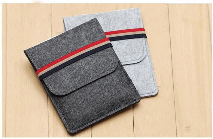 IXUECAT Kobo Clara BW Sleeve Pouch Case|Felt Cover Also Compatible with 6" Kindle Kids(2024) e-Reader/Kobo Clara Colour (2024)/Kobo Clara 2E/Clara HD 6"|Travel Carry Sleeve Fit for 6" Kindle Paperwhite - Image 1