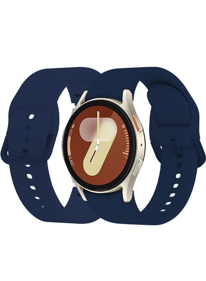 CATANES (for Samsung Galaxy Watch 7 / Samsung Galaxy Watch 6 ) Silicone Sport Band Durable and Sport Design for Men Women Blue  - Image 2