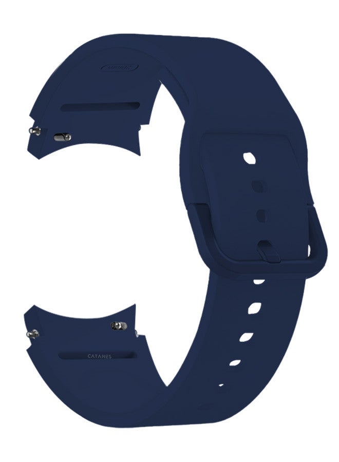 CATANES (for Samsung Galaxy Watch 7 / Samsung Galaxy Watch 6 ) Silicone Sport Band Durable and Sport Design for Men Women Blue  - Image 1