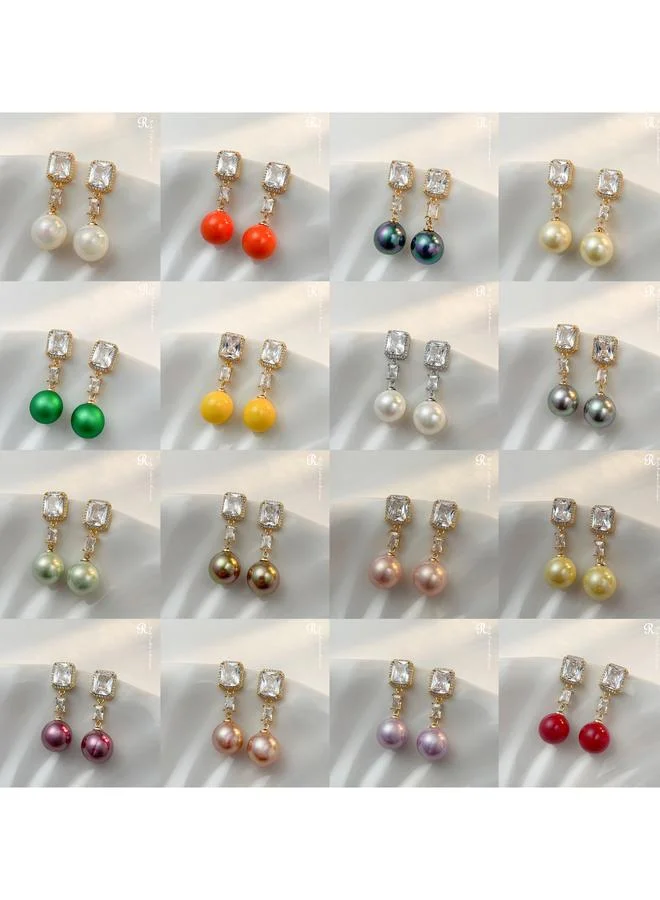 Take Two  Faux Pearl Dangle Earrings for Women | Best Price UAE