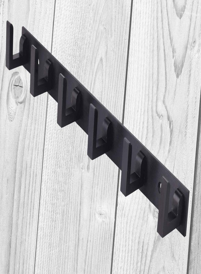 DOCOSS-Pack of 1-Exclusive Extra Long 40 cm 6 Pin Metal Cloth Wall Hanger for Clothes Hanging Door Hangers Cloth Hook Bathroom Hooks Rail for Clothes,Towel Bathroom Accessories - Image 1