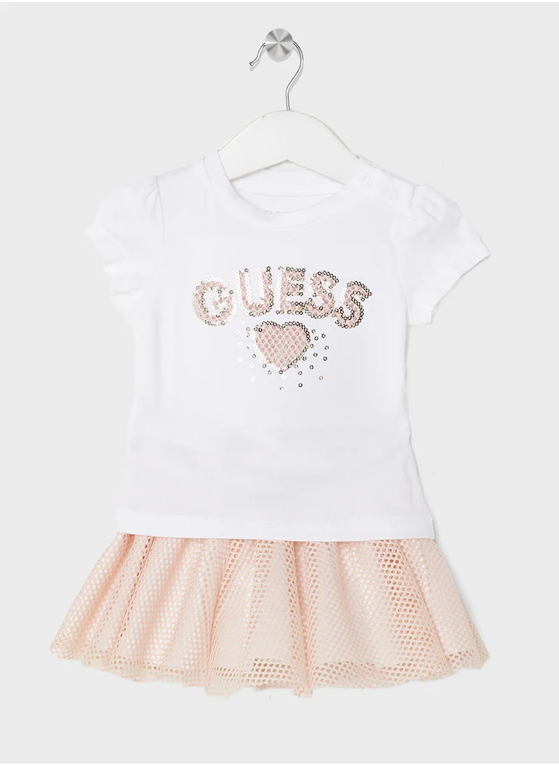 GUESS Kids Printed T-Shirt & Skirt Set