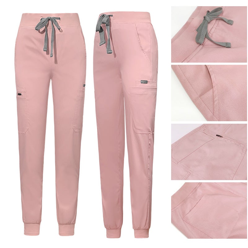 Comfortable Scrub Nurse Uniform for Women 42051-Pink  - Image 5