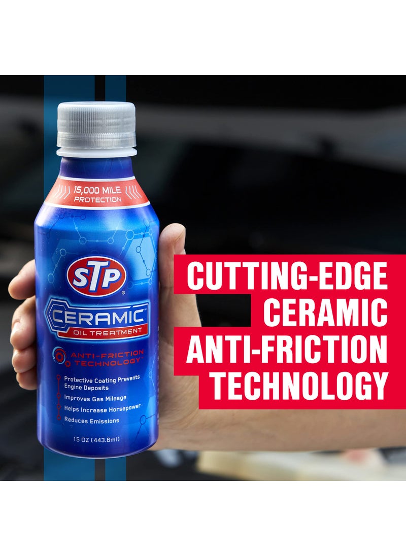 STP STP Ceramic Oil Treatment, Protective Coating and Anti-Friction Technology, 15 Oz (19387)  - Image 2