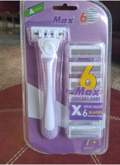 Max Max Women’s Razor with Aloe Strips 6 Shaver  - Image 1
