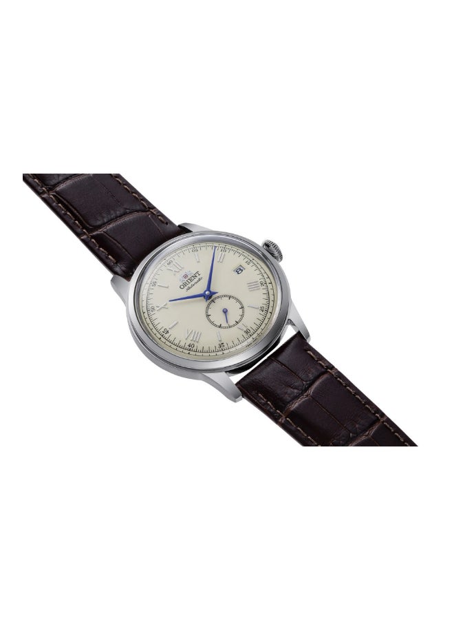 ORIENT Men ORIENT Classic Bambino 38 Small Seconds RA-AP0105Y - Leather Male Mechanical 3 hands - Image 4