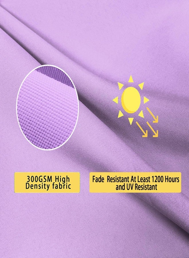 All Smiles Outdoor Waterproof Throw Pillow Covers 18x18 Set of 2 Purple Decorative Patio Tent Bed Sofa Living Room Furniture Sunbrella Cushion Cases Outside Decor for Couch Garden Bench Porch - Image 3