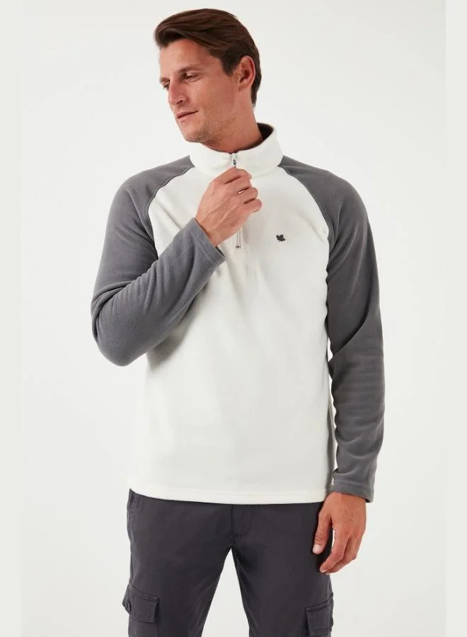 Buratti  Buratti Slim Fit Half Zipper Winter Coat Men's Polar Fleece 5906055 for Men | Best Price UAE