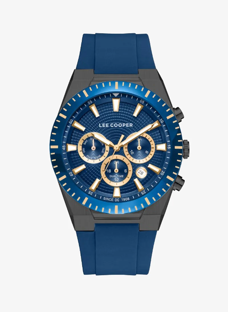 Lee Cooper Men's Silicone Multi Function Watch LC08088.999 - 42 mm