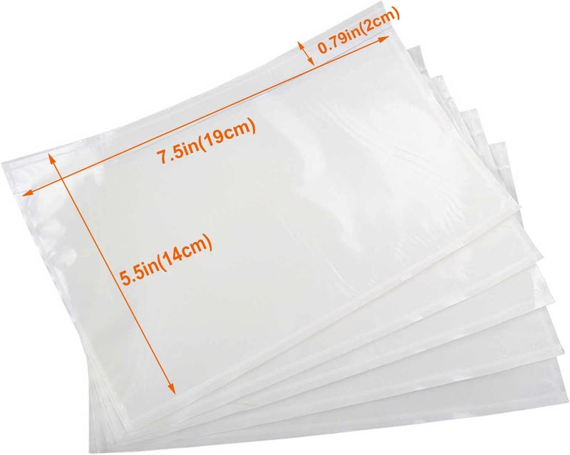 MBLABEL 100 Pcs-7.5x5.5 Packing List Mailing Envelopes Shipping Envelopes Packing List Clear Adhesive Shipping label sleeves Shipping Supplies for Small Businesses - Image 5