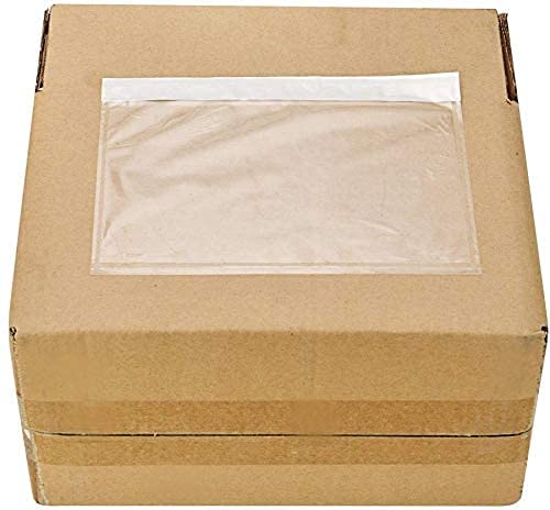 MBLABEL 100 Pcs-7.5x5.5 Packing List Mailing Envelopes Shipping Envelopes Packing List Clear Adhesive Shipping label sleeves Shipping Supplies for Small Businesses - Image 4