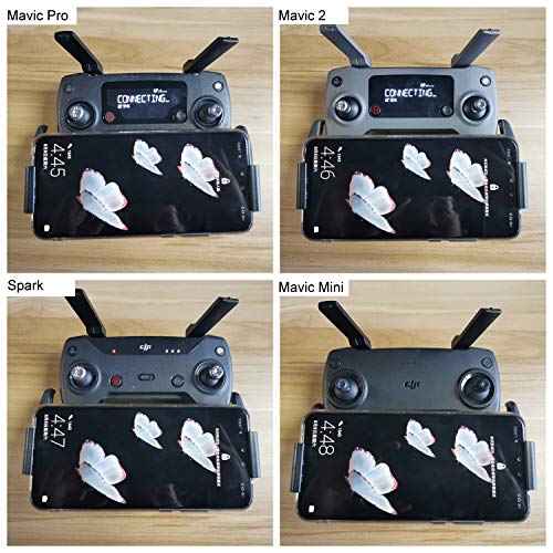 HeiyRC 0.31-0.47in 8-12mm Thickness Phone Holder for DJI Mavic Mini Se Mavic Pro 2 Zoom Air Spark Remote Control Phone Mount Clip Accessory(Without Remote Control) - Image 2
