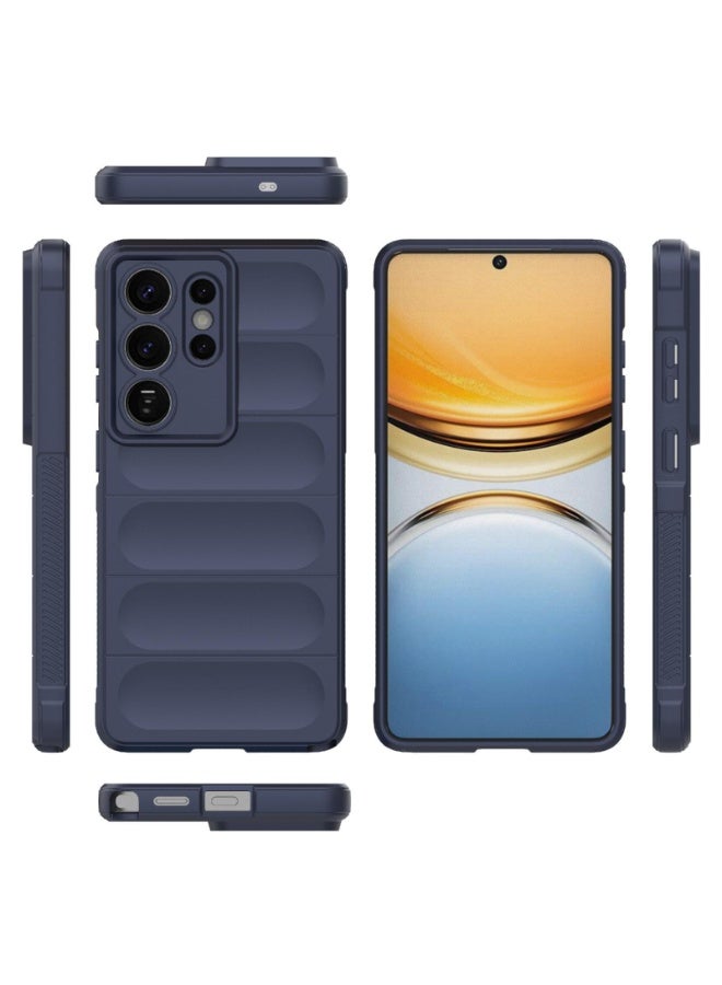 Phone case cover Magic Shield TPU + Silicone Shockproof Phone Case For  Samsung Galaxy S26 Ultra (Dark Blue) - Image 3