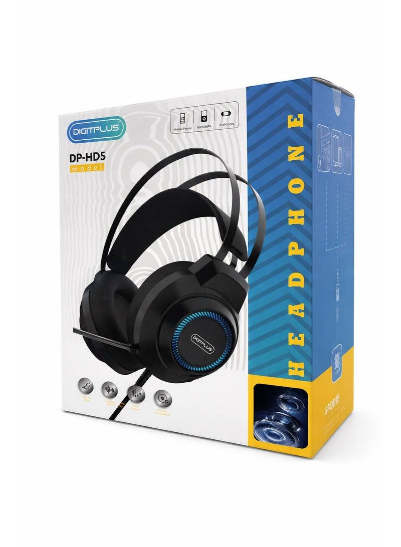 ديجيتبلس سماعة الألعاب DigitPlus DP-HD5