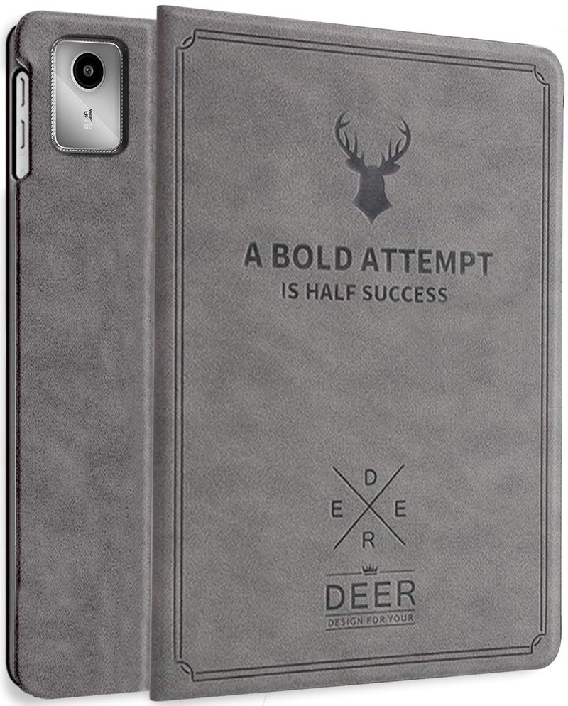 Robustrion Cover for Lenovo Idea Tab 11 inch Cover Case, Deer Flip Cover Case for Lenovo Idea Tab Cover 11" Tablet [Auto Sleep Wake Support] - Dark Green - Image 1