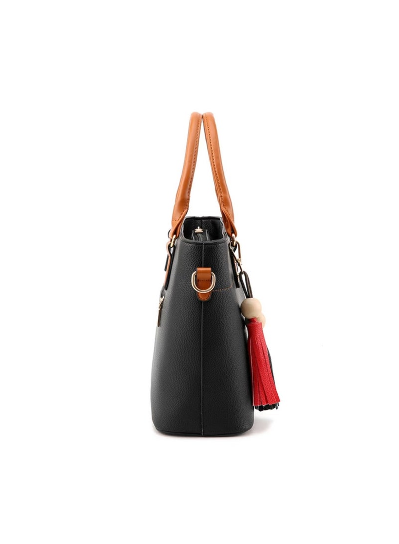 New black/brown/red women's shoulder bag  - Image 2