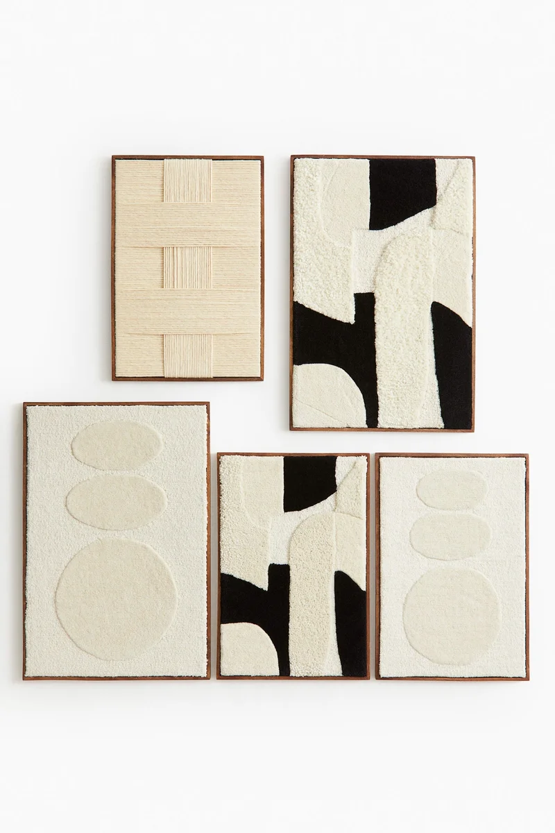 H&M Textured wall art