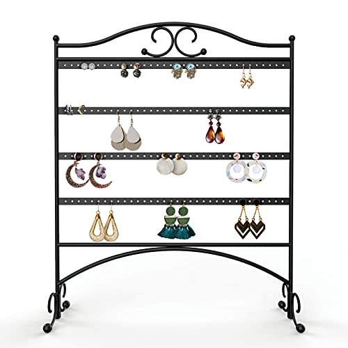 Mango Steam Jewelry Organizer for Hanging Earrings, Black - Image 1