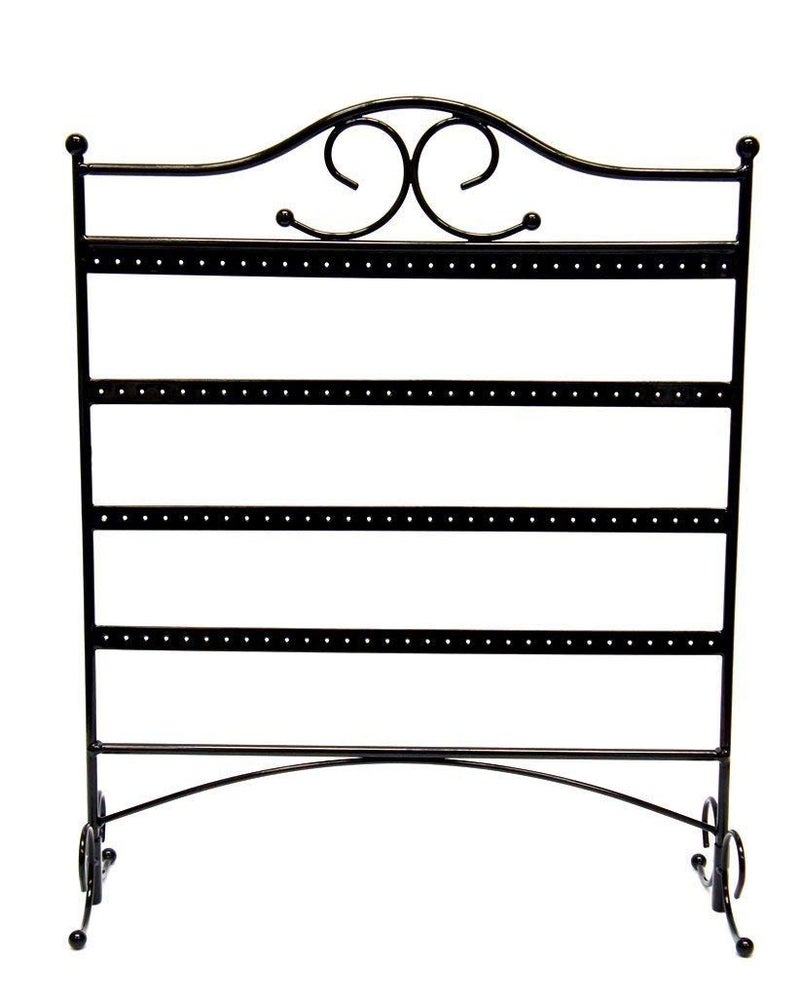 Mango Steam Jewelry Organizer for Hanging Earrings, Black - Image 3