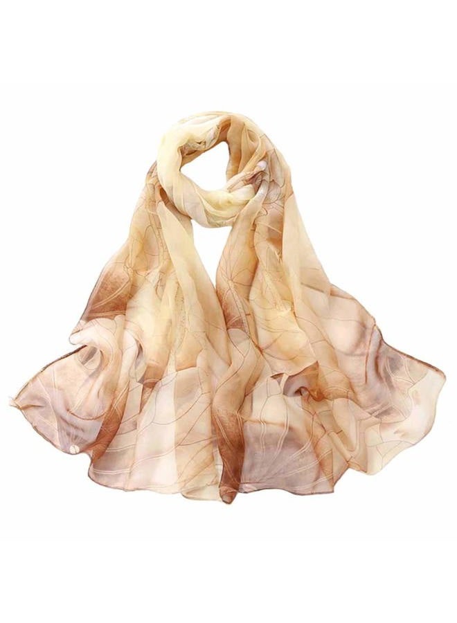 Acotavie Scarfs for Women Lightweight Fashion Scarves Print Floral Pattern Scarf Shawl Wraps (W06) - Image 1