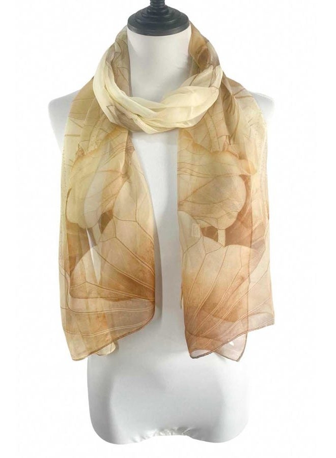 Acotavie Scarfs for Women Lightweight Fashion Scarves Print Floral Pattern Scarf Shawl Wraps (W06) - Image 2