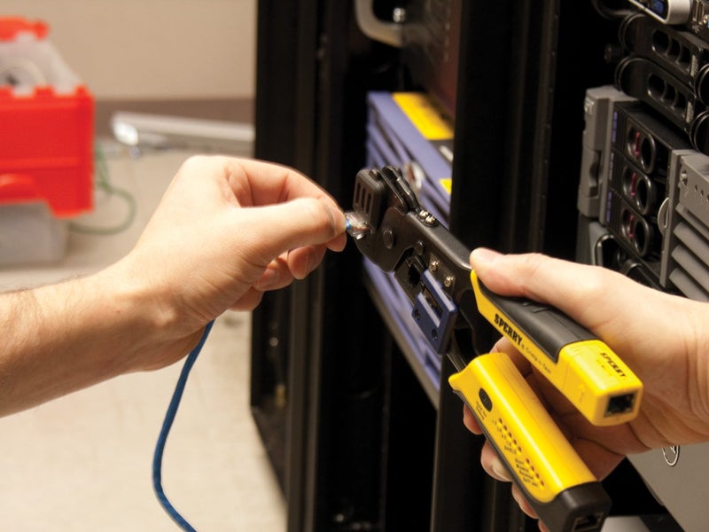 Gardner Bender Sperry Instruments GMC-3000 Modular Crimper & Cable Tester , Yellow - Image 5