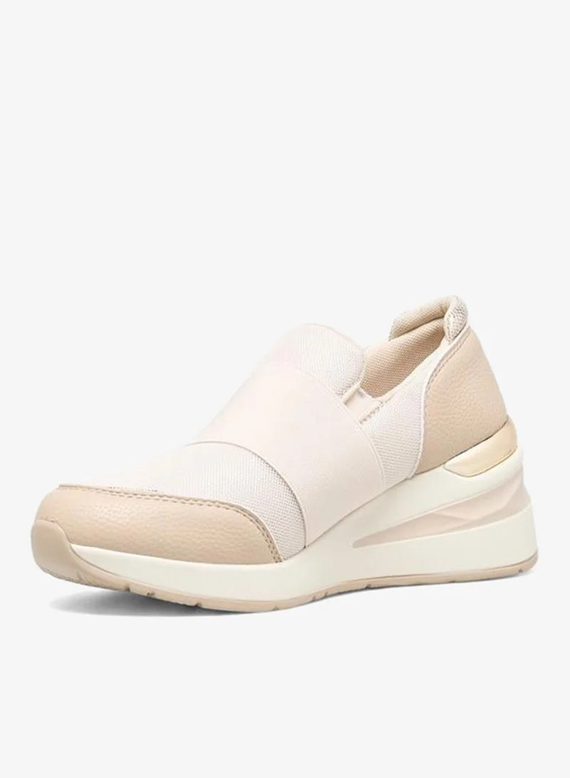 Celeste BEIGE Women Slip-On Ankle Sneakers for Women | Best Price UAE