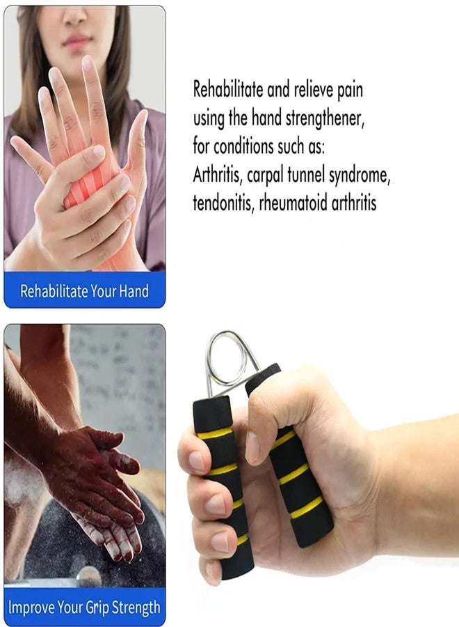 Global Impex Unisex Sponge Adjustable Hand Gripper for Gym Workout | Hand Grip Workout Strengthener | Versatile Hand Exercise Equipment for Exercise | Finger Power Gripper | Grip Master for Hand Exerciser (Multicolor, Pack of 1) - Image 3