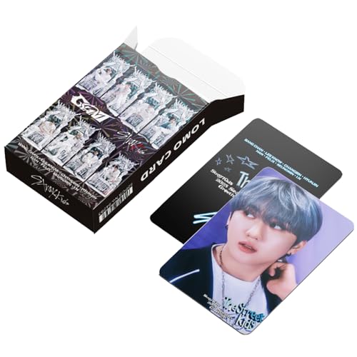 KPOPBP 60 PCS Giant Album Photocards Lomo Card Set with 32 PCS Stickers Pack, Kpop Gift Merch for SKZ Boys and Girls - Image 5