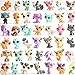 HYSTYLE 20 Pcs Miniature Animal Pet Miniature Pet Doll Desktop Decor Cake Decoration Cake Topper Assoted Random Style - Image 2