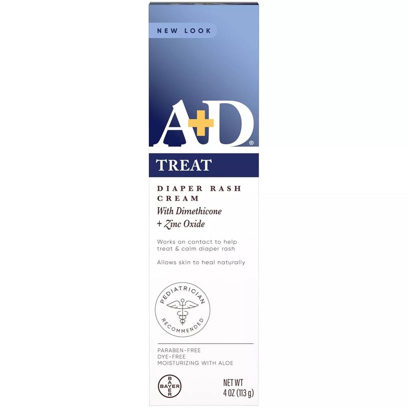 AD Diaper Rash Cream Zinc Oxide Cream 4 oz 113 g by AD - Image 1