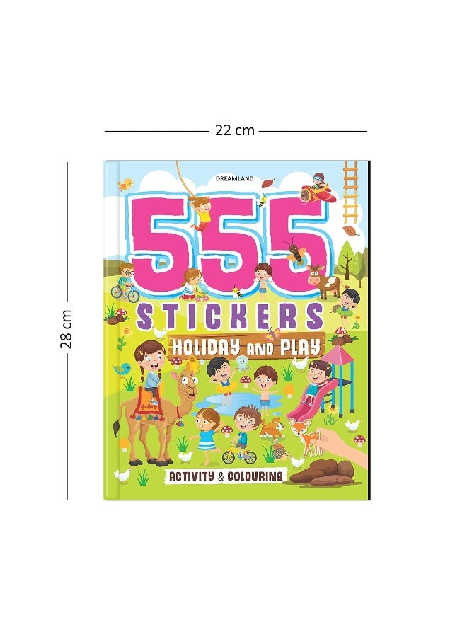555 Stickers, Holiday and Play Activity and Colouring Book - Image 3