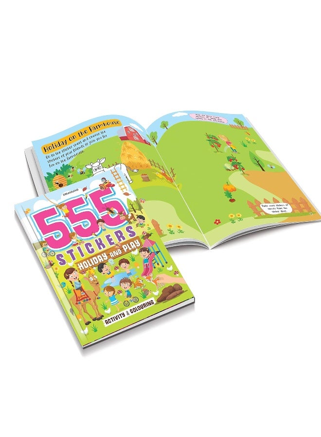 555 Stickers, Holiday and Play Activity and Colouring Book - Image 4