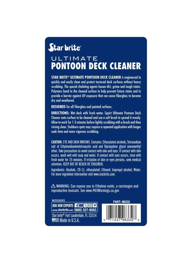 Star Brite Ultimate Pontoon Deck Cleaner - 32 oz - Cleans & Protects All Deck Surfaces 96332 - Image 2