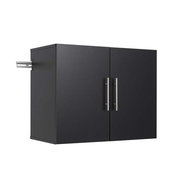 Prepac Prepacs HangUps Upper Storage Cabinet  Elegant and Spacious Wall Cabinets to Maximize Your Storage 36 Size Classic Black Finish 