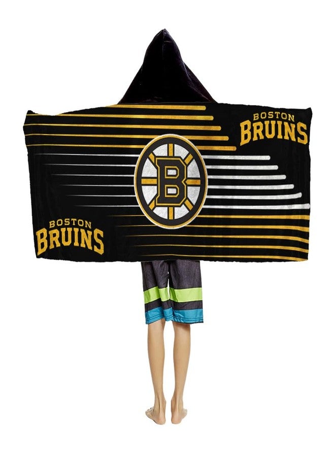 Northwest Boston Bruins NHL Goalie Youth Hooded Towel 22x51 inches - Image 3