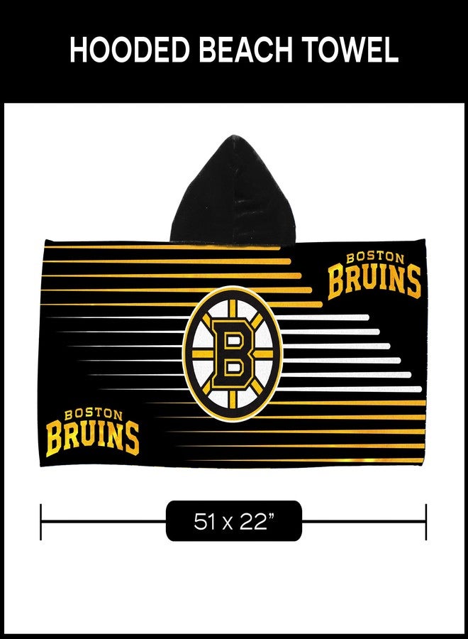 Northwest Boston Bruins NHL Goalie Youth Hooded Towel 22x51 inches - Image 4