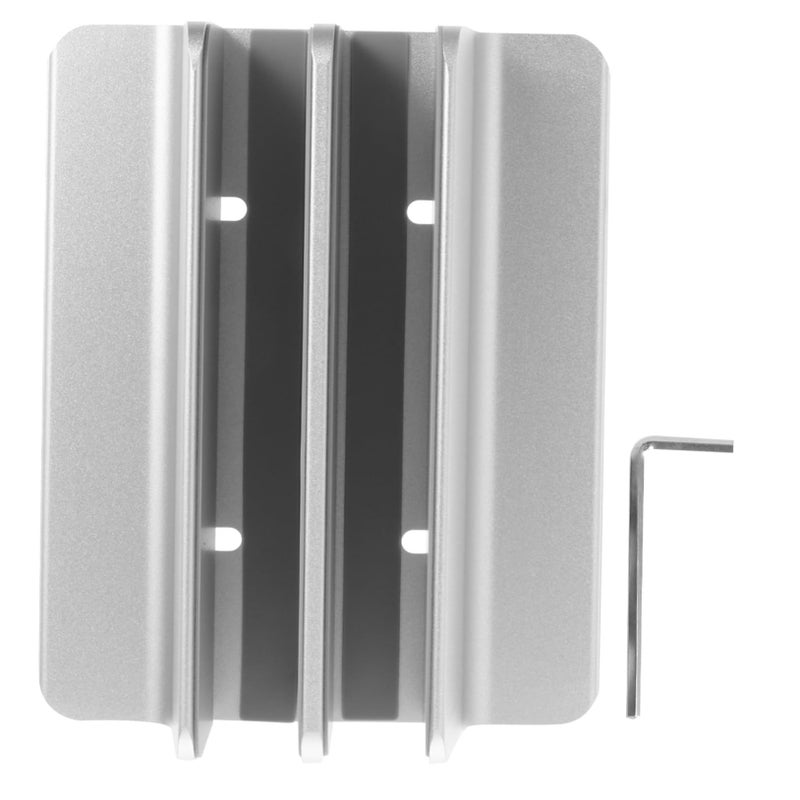 Vertical Laptop Holder Aluminum Alloy Tablet Rack Skid Base Stability Space Saving Design Compatible Various Thicknesses Professional Workmanship 15X9.5X4.5CM - Image 2