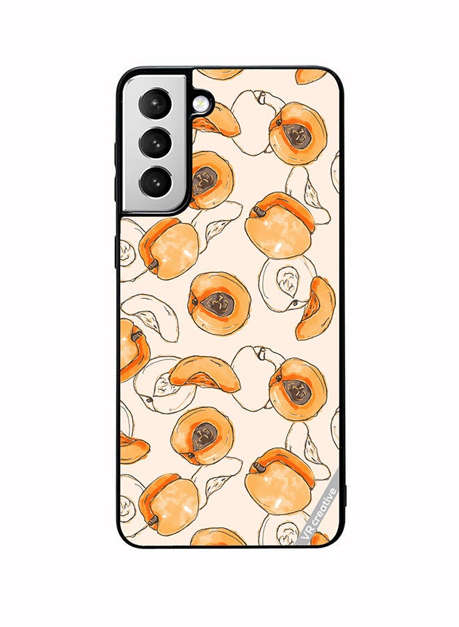 VR CREATIVE Protective Case Cover For Samsung Galaxy S22 Plus 5G Appricot Design Multicolour - Image 1