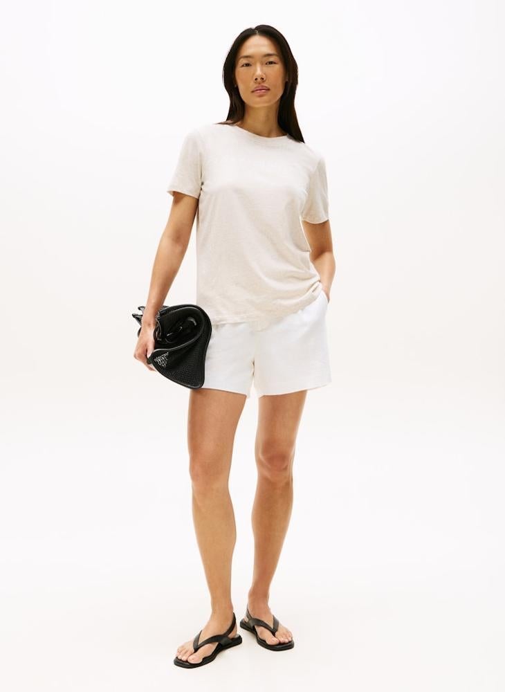 تومي هيلفيغر تيشيرت كورب لوجو قصير الأكمام - Image 3