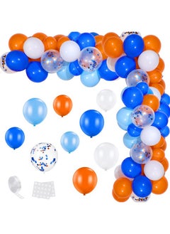 110 Pcs Orange And Blue Balloons Garland Kit War Party Balloon 10 Inch Orange Blue White Latex Balloons 12 Inch Orange Blue Confetti Balloons For Kids Target Sign Birthday Party Supplies - pzsku/Z65B7EA0EA9C49286C495Z/45/_/1727695184/511aab99-701a-4914-ad56-6070616faab0